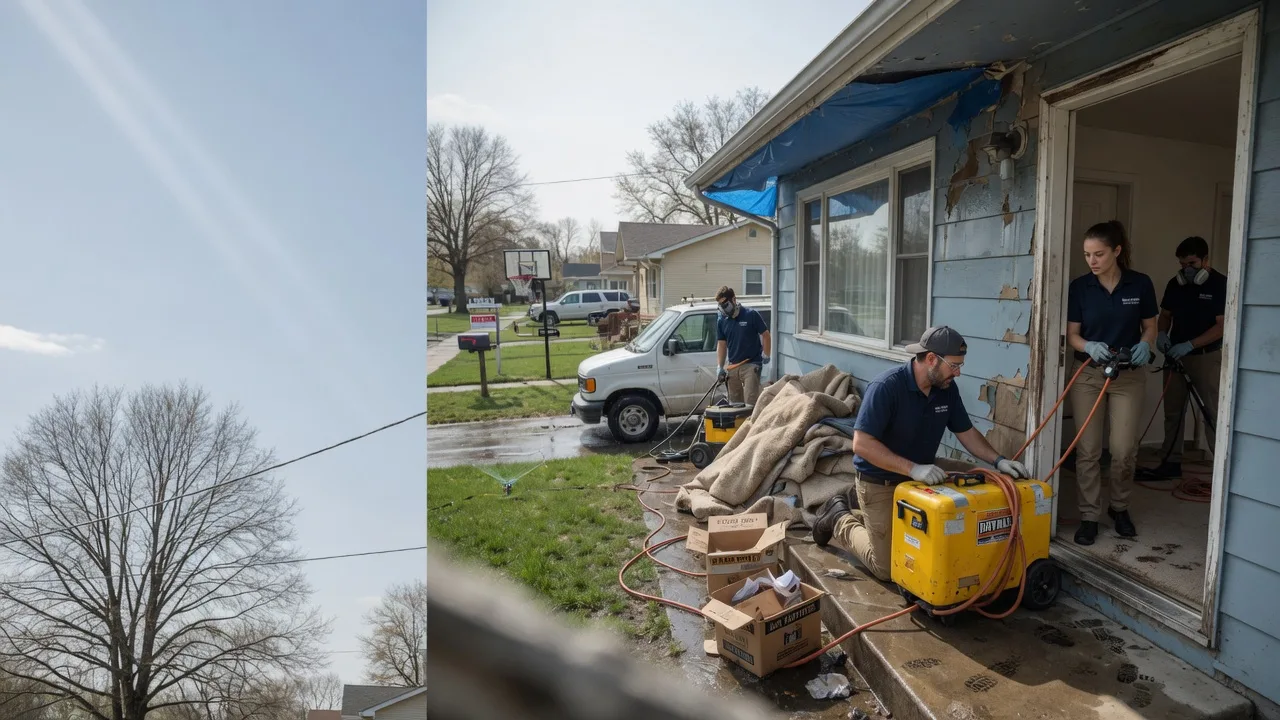 Basement Flood Cleanup in Depue, IL near me